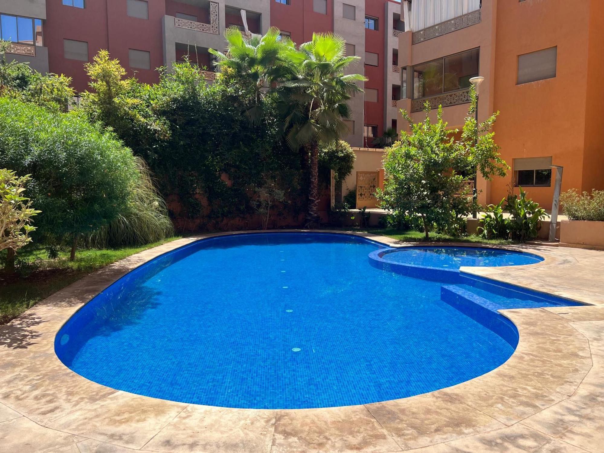 Superbe En Résidence Avec Piscines Appartamento Marrakesh